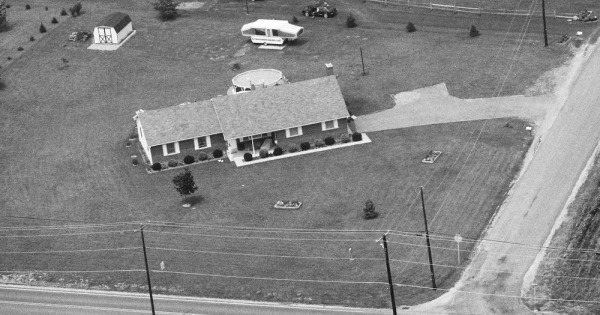 Vintage Aerial photo from 1989 in Cumberland County, PA