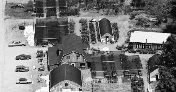 Vintage Aerial photo from 1988 in Chautauqua County, NY