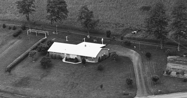 Vintage Aerial photo from -1986 in Northumberland County, PA