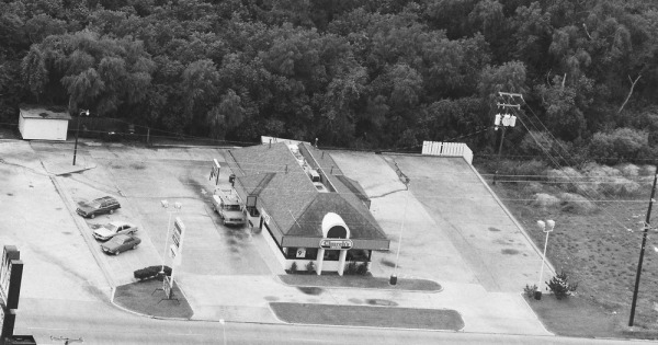 Vintage Aerial photo from 1988 in Liberty County, TX