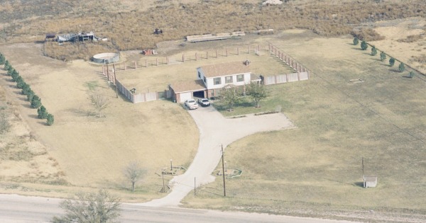Vintage Aerial photo from 1995 in Gaines County, TX