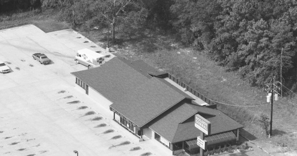 Vintage Aerial photo from 1989 in Liberty County, TX