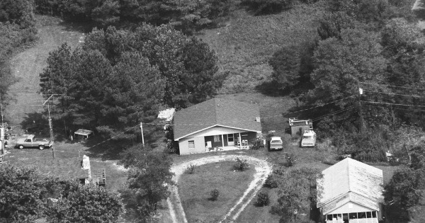 Vintage Aerial photo from 1993 in Marshall County, AL