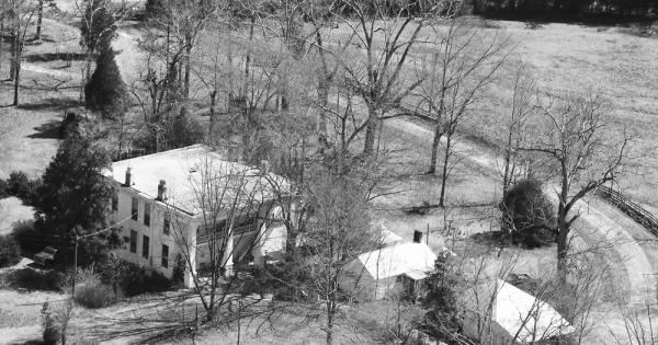 Vintage Aerial photo from 1987 in Lee County, AL