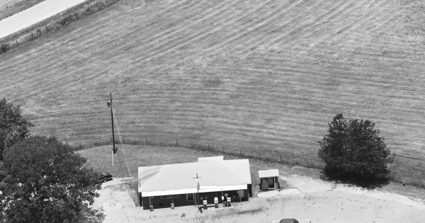 Vintage Aerial photo from 1987 in Jackson County, GA