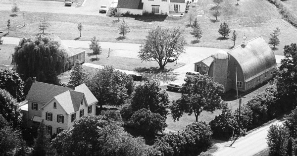 Vintage Aerial photo from -1986 in Burlington County, NJ
