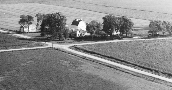 Vintage Aerial photo from 1973 in Jo Daviess County, IL