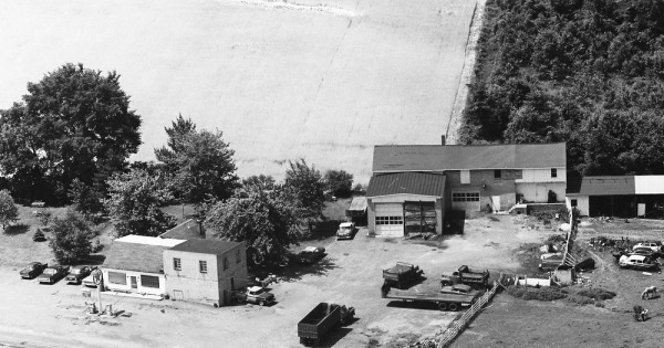 Vintage Aerial photo from 1966 in Dauphin County, PA