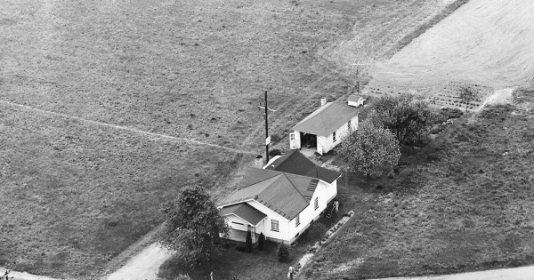 Vintage Aerial photo from 1964 in Tuscarawas County, OH