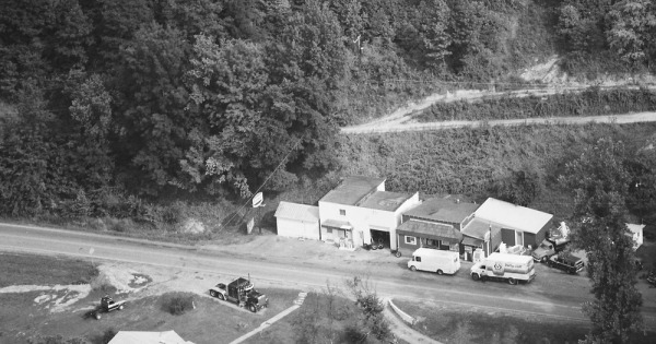 Vintage Aerial photo from 1984 in Fayette County, WV