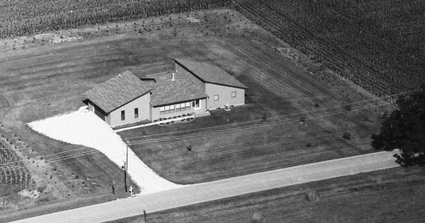 Vintage Aerial photo from 1993 in Porter County, IN