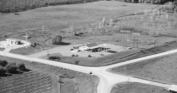 Vintage Aerial photo from 1980 in Van Buren County, MI