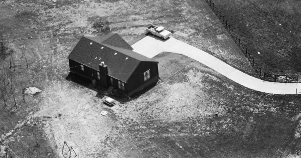 Vintage Aerial photo from 1985 in Oldham County, KY
