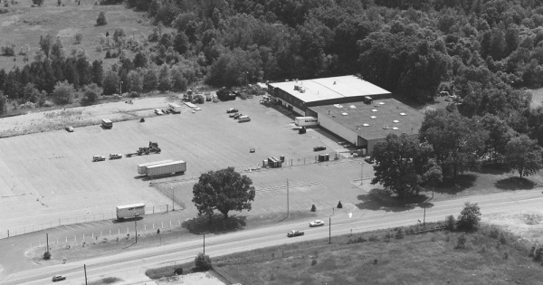 Vintage Aerial photo from 1983 in Livingston County, MI
