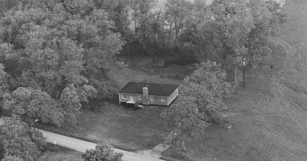 Vintage Aerial photo from 1980 in Jessamine County, KY