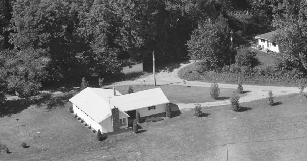 Vintage Aerial photo from 1986 in Guernsey County, OH