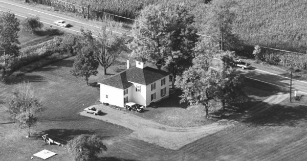 Vintage Aerial photo from 1982 in Tompkins County, NY