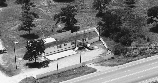 Vintage Aerial photo from 1983 in Brazos County, TX