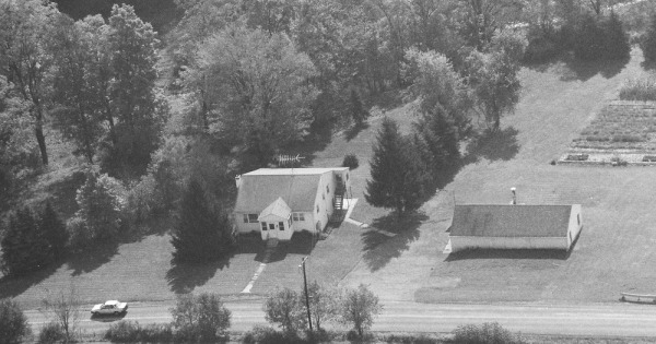 Vintage Aerial photo from 1994 in Broome County, NY