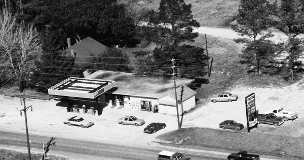 Vintage Aerial photo from 1993 in Brunswick County, NC