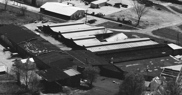 Vintage Aerial photo from 1983 in Hocking County, OH