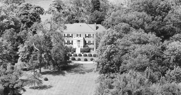 Vintage Aerial photo from 1983 in Powhatan County, VA