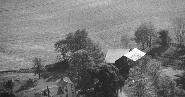 Vintage Aerial photo from 1988 in Lycoming County, PA