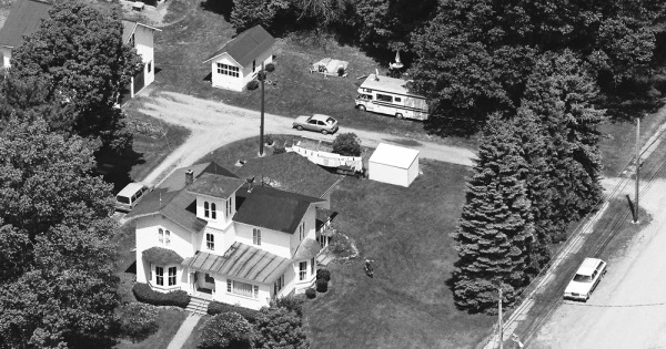 Vintage Aerial photo from 1988 in Chautauqua County, NY