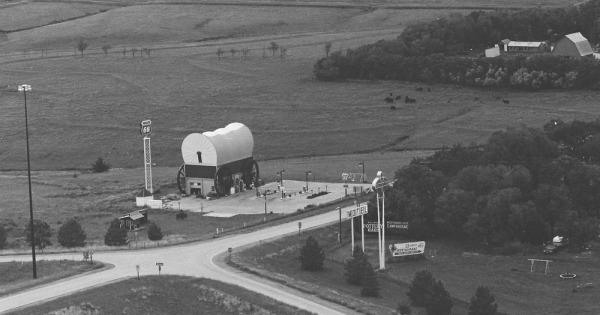 Vintage Aerial photo from 1980 in Seward County, NE