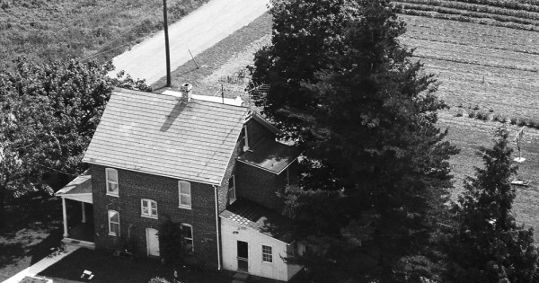 Vintage Aerial photo from 1974 in York County, PA