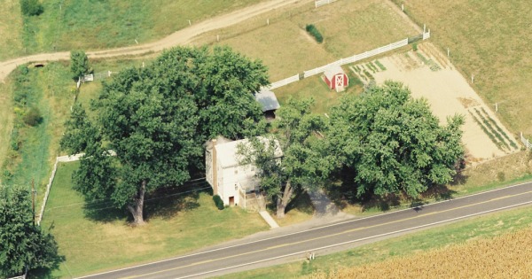 Vintage Aerial photo from 2002 in Mifflin County, PA