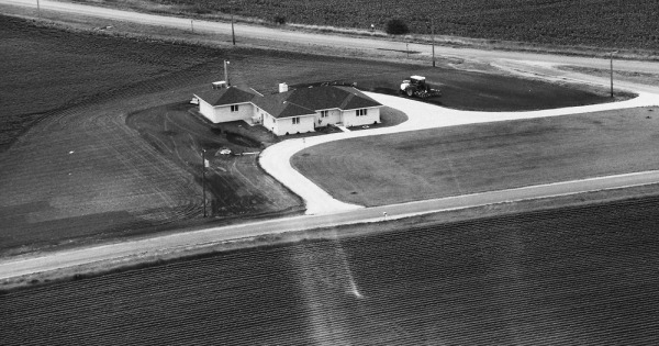 Vintage Aerial photo from 1980 in Will County, IL