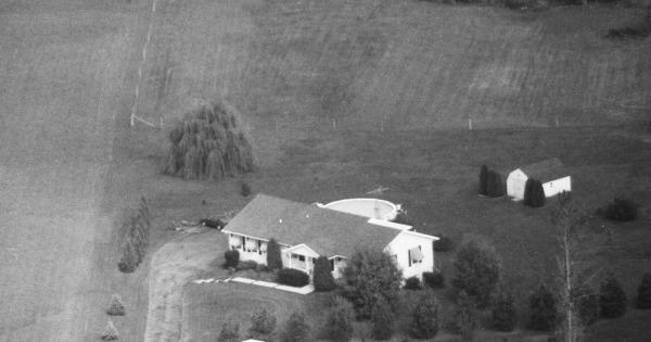 Vintage Aerial photo from 1990 in Cecil County, MD