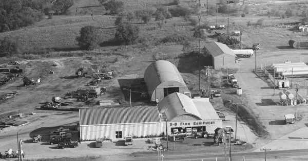 Vintage Aerial photo from 1978 in Cowley County, KS