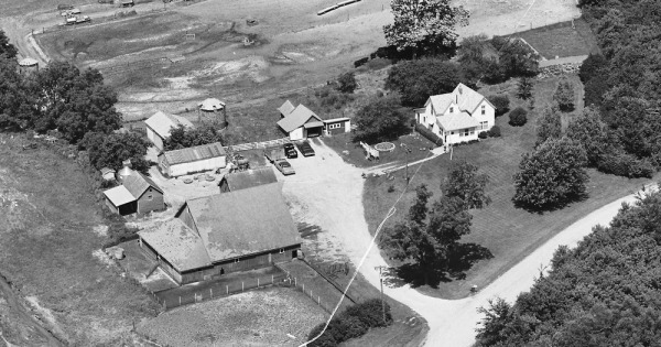 Vintage Aerial photo from 1982 in Tama County, IA