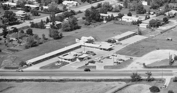 Vintage Aerial photo from 1980 in Bay County, MI