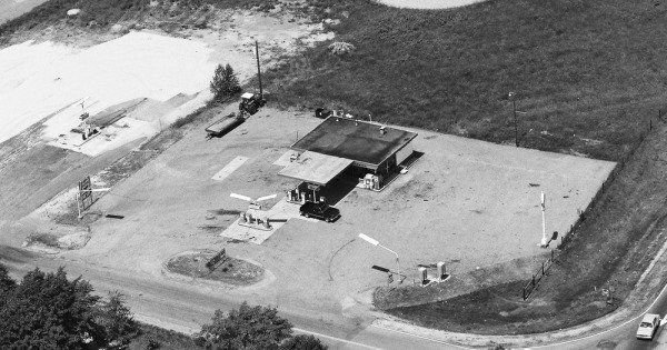 Vintage Aerial photo from 1984 in Anderson County, SC