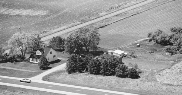 Vintage Aerial photo from 1980 in St. Croix County, WI