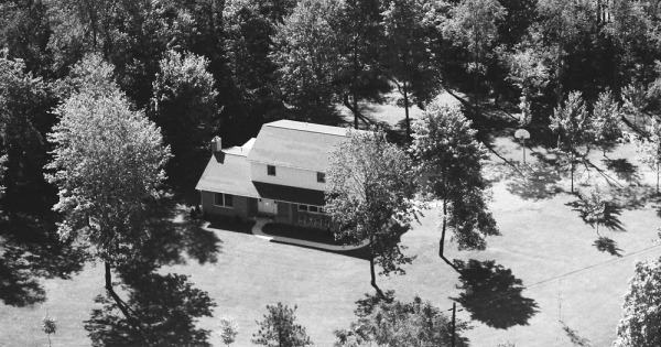 Vintage Aerial photo from 1987 in Butler County, PA