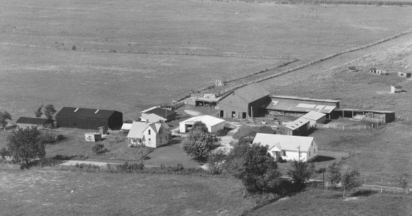 Vintage Aerial photo from 1978 in Fairfield County, OH