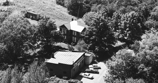 Vintage Aerial photo from 1967 in Guernsey County, OH