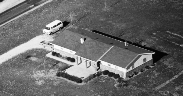 Vintage Aerial photo from 1988 in McLean County, IL
