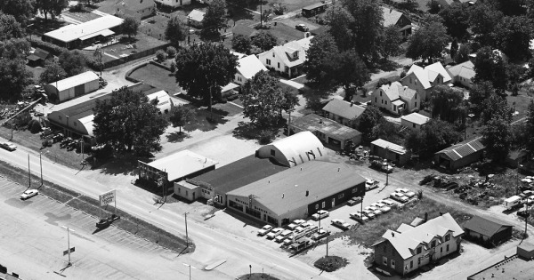 Vintage Aerial photo from 1968 in Madison County, IL