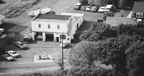 Vintage Aerial photo from 1982 in Bucks County, PA