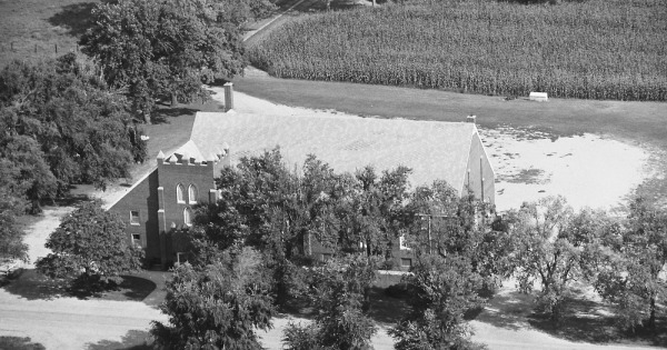 Vintage Aerial photo from 1979 in Champaign County, IL
