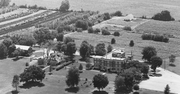 Vintage Aerial photo from 1968 in Madison County, IL