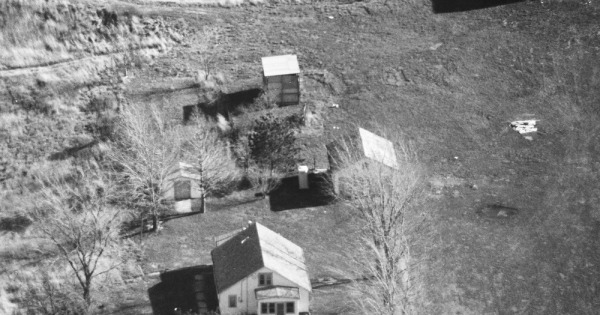 Vintage Aerial photo from 1988 in McLean County, IL
