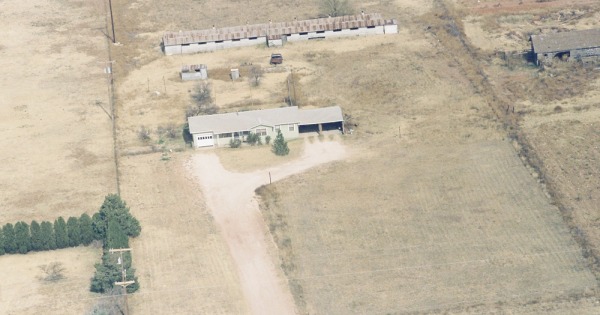 Vintage Aerial photo from 1995 in Gaines County, TX