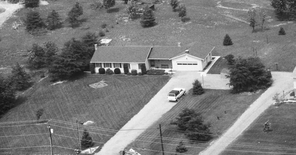 Vintage Aerial photo from 1989 in Cumberland County, PA
