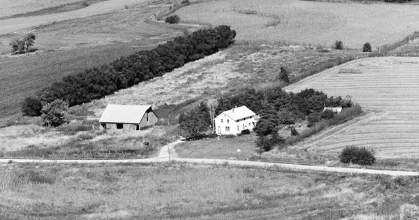 Vintage Aerial photo from 1981 in Gentry County, MO